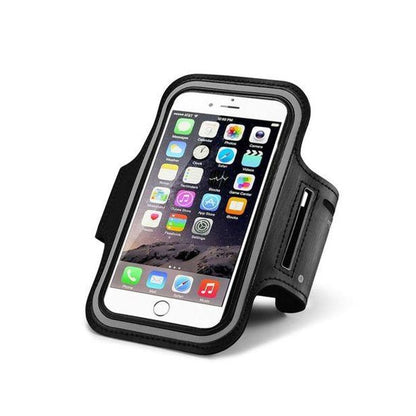 Waterproof Sports Armband Phone Holder with Reflective Strip – Secure, Sweat-Resistant Fit for Running, Gym, Cycling & Outdoor Workouts (Fits up to 7.0")