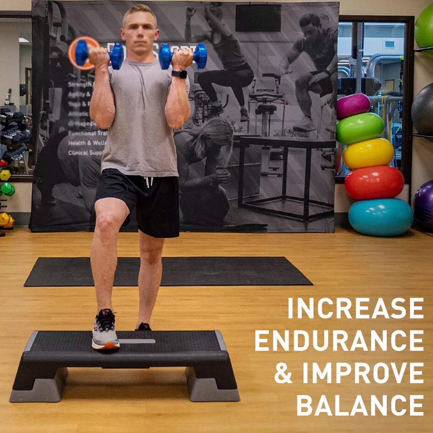 Elevate Your Cardio with Adjustable Aerobic Step Platform – Perfect for Home Workouts, Yoga, Strength Training & Gym-Style Fitness Routines