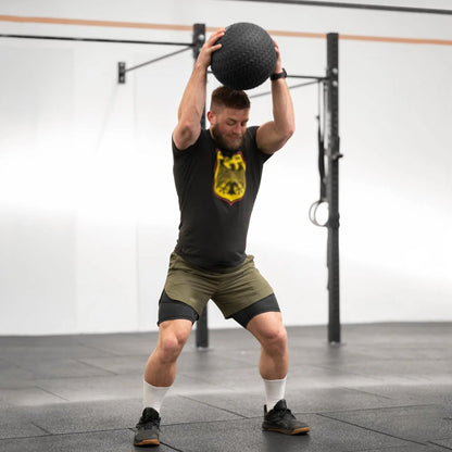 Heavy Duty (3KG–25KG) Treaded Slam Balls for Explosive Power & Core Training | No-Bounce Rubber Weights for Strength & HIIT | Sold Separately or in Sets for All Fitness Levels