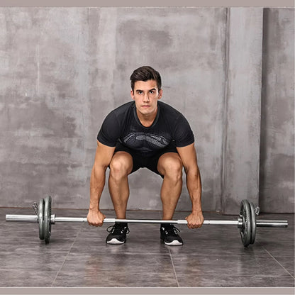 Premium Olympic Barbell 2” for Powerlifting & Strength Training –  4ft to 7ft Lengths, Smooth Sleeve Rotation, Includes Spring Collars, Home & Gym Compatible