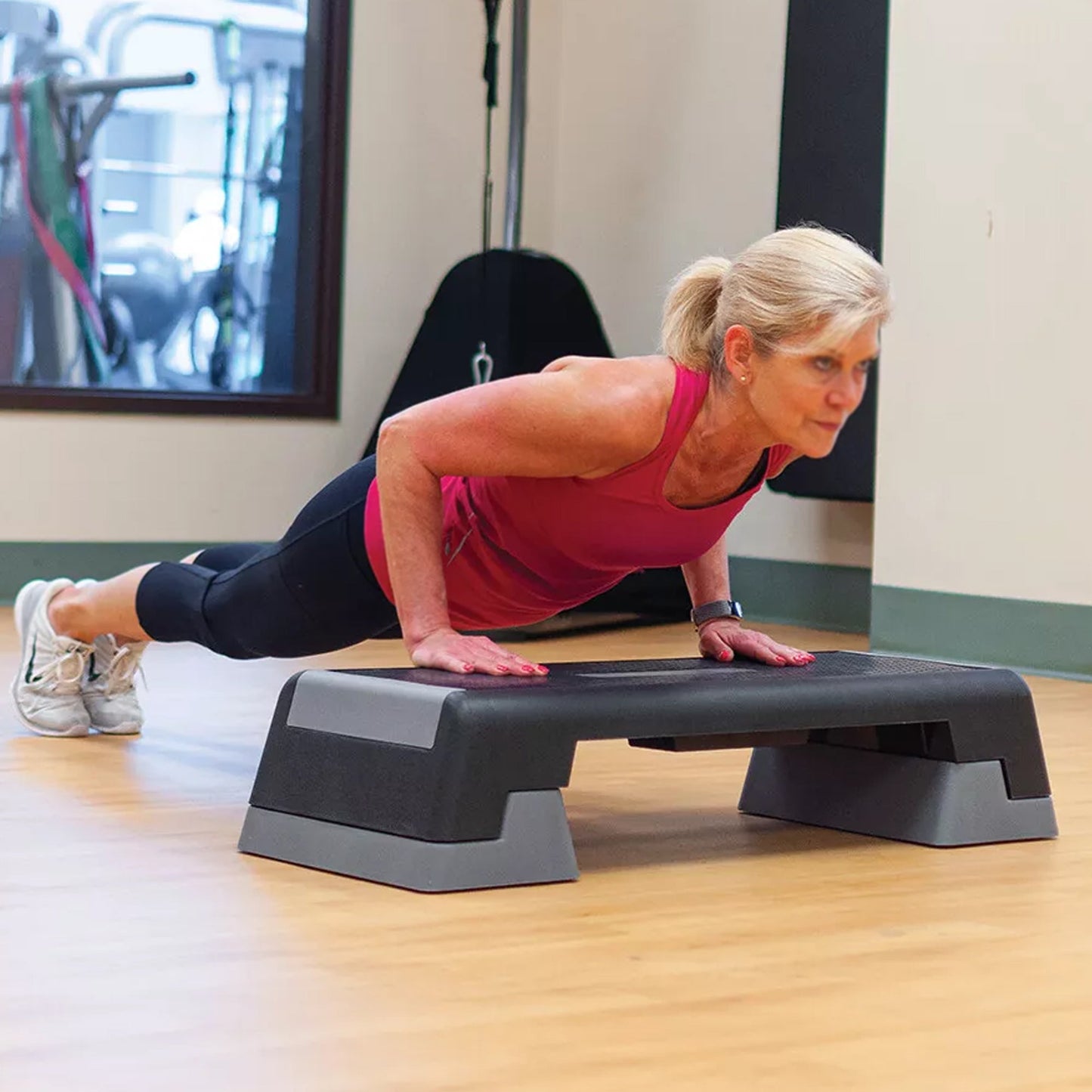 Elevate Your Cardio with Adjustable Aerobic Step Platform – Perfect for Home Workouts, Yoga, Strength Training & Gym-Style Fitness Routines