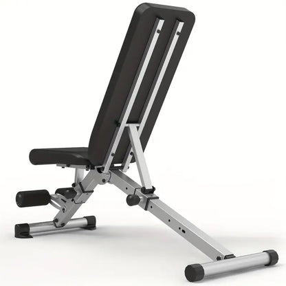 All-in-One Weight Bench with Dip Station & Barbell Rack – Adjustable Strength Training Bench for Home Gym, Core Workouts & Weightlifting | 500kg Capacity