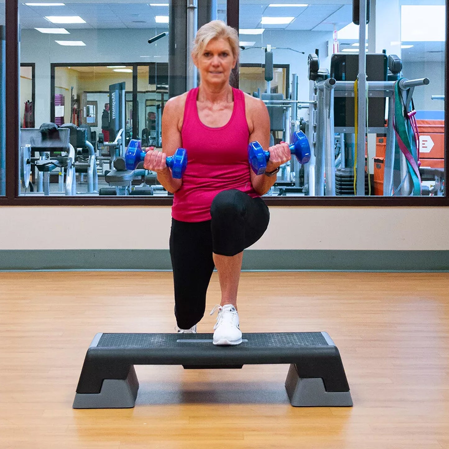 Elevate Your Cardio with Adjustable Aerobic Step Platform – Perfect for Home Workouts, Yoga, Strength Training & Gym-Style Fitness Routines