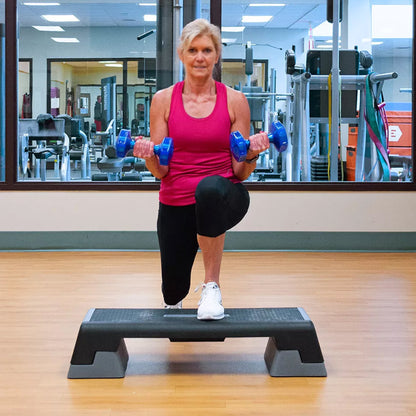 Elevate Your Cardio with Adjustable Aerobic Step Platform – Perfect for Home Workouts, Yoga, Strength Training & Gym-Style Fitness Routines