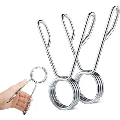 Chrome Olympic Spring Collars for 2" Bars (Pair) – Fast & Secure Barbell Clips for Weightlifting, CrossFit, and Strength Training in Any Gym Setting