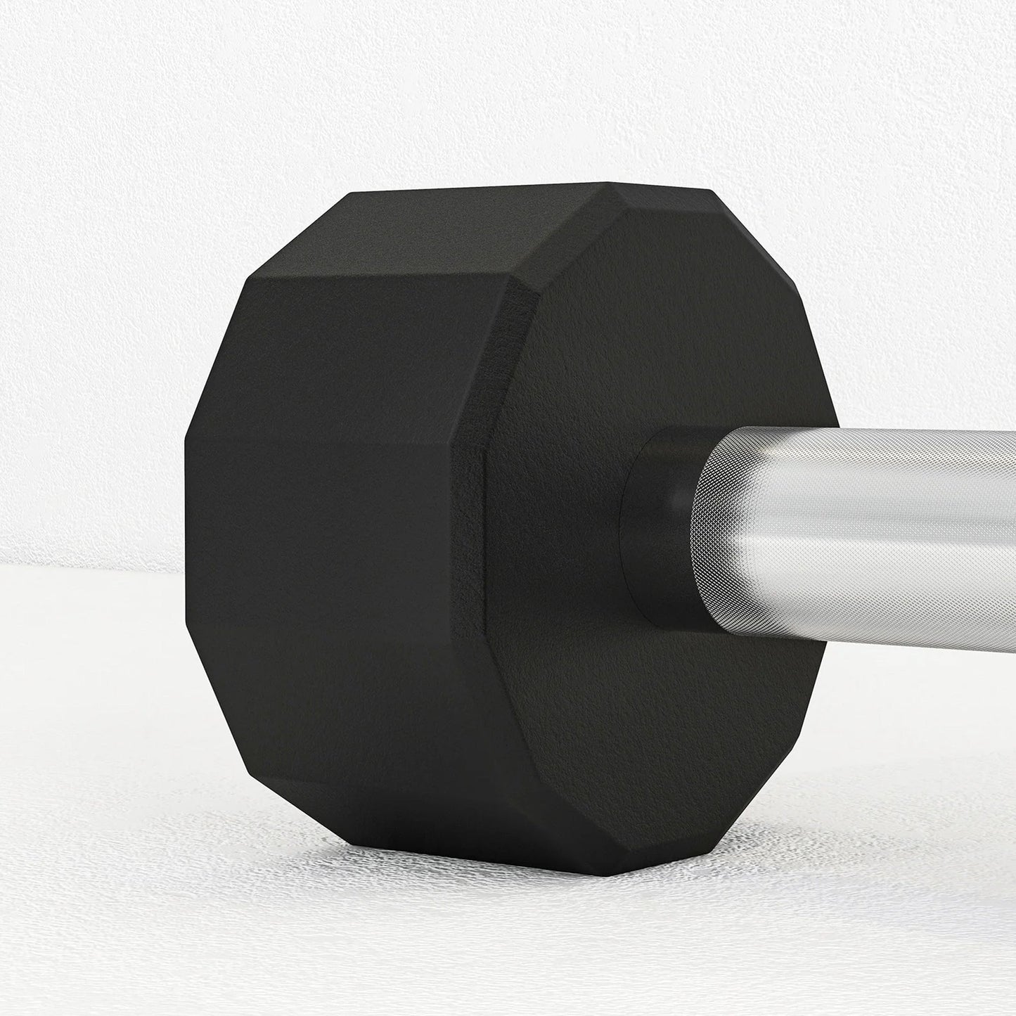 Round Hex Dumbbells with Anti-Roll Design – Rubber Coated Weights for Safe, Quiet Workouts with Ergonomic Grip | Available in Singles, Pairs & Full Sets
