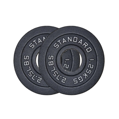 Durable Cast Iron Weight Plates for Home & Commercial Gyms – Standard 2" Hole for Olympic Barbells, Compact Design for Powerlifting, Bodybuilding & Full-Body Strength Training