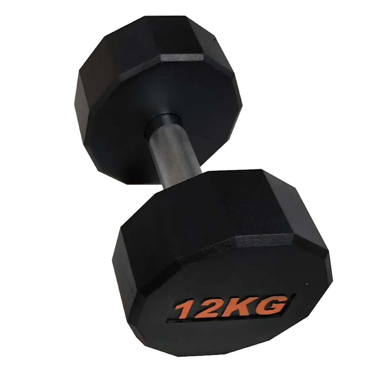 Round Hex Dumbbells with Anti-Roll Design – Rubber Coated Weights for Safe, Quiet Workouts with Ergonomic Grip | Available in Singles, Pairs & Full Sets