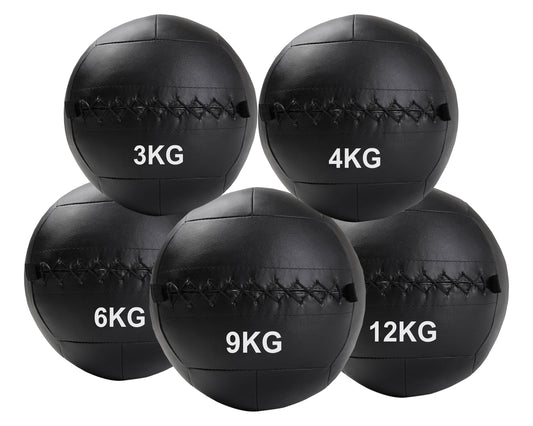 High Quality Wall Balls for Full Body Conditioning | Multiple Weights (3kg–12kg) | Durable, No-Bounce Design | Ideal for Home Gyms, CrossFit & Strength Training