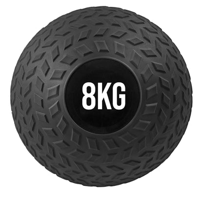 Heavy Duty (3KG–25KG) Treaded Slam Balls for Explosive Power & Core Training | No-Bounce Rubber Weights for Strength & HIIT | Sold Separately or in Sets for All Fitness Levels