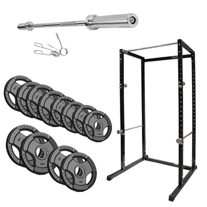 G100 Heavy Duty Power Rack | Adjustable Squat Cage with Pull Up Bar | Full-Body Strength Training Station for Home Gym Workouts – Durable & Versatile Design