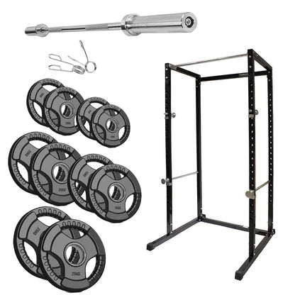 G100 Heavy Duty Power Rack | Adjustable Squat Cage with Pull Up Bar | Full-Body Strength Training Station for Home Gym Workouts – Durable & Versatile Design