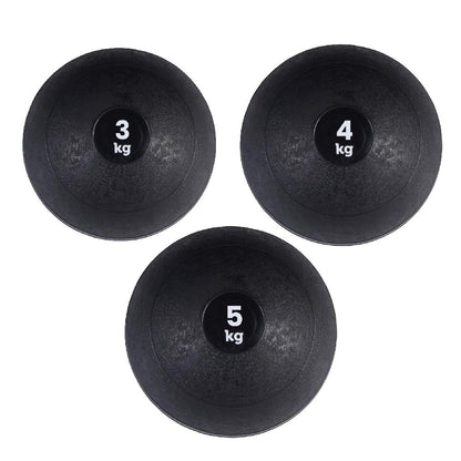 Heavy‑Duty No‑Bounce Slam Ball – Solid Rubber Weight, Anti‑Bounce Coating for Strength & Core Conditioning – Home Gym Fitness, 3–25 kg