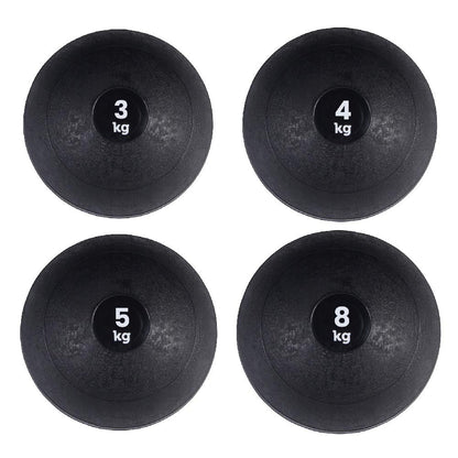 Heavy‑Duty No‑Bounce Slam Ball – Solid Rubber Weight, Anti‑Bounce Coating for Strength & Core Conditioning – Home Gym Fitness, 3–25 kg