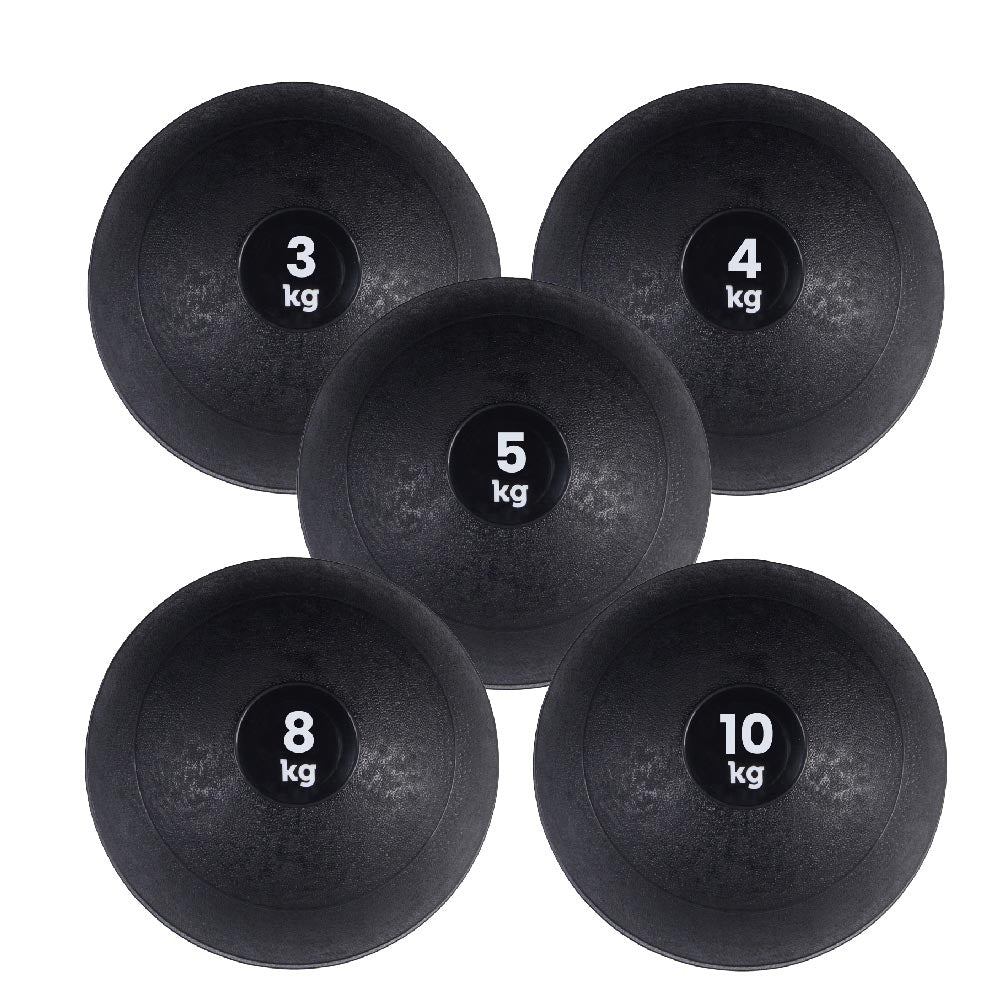 Heavy‑Duty No‑Bounce Slam Ball – Solid Rubber Weight, Anti‑Bounce Coating for Strength & Core Conditioning – Home Gym Fitness, 3–25 kg