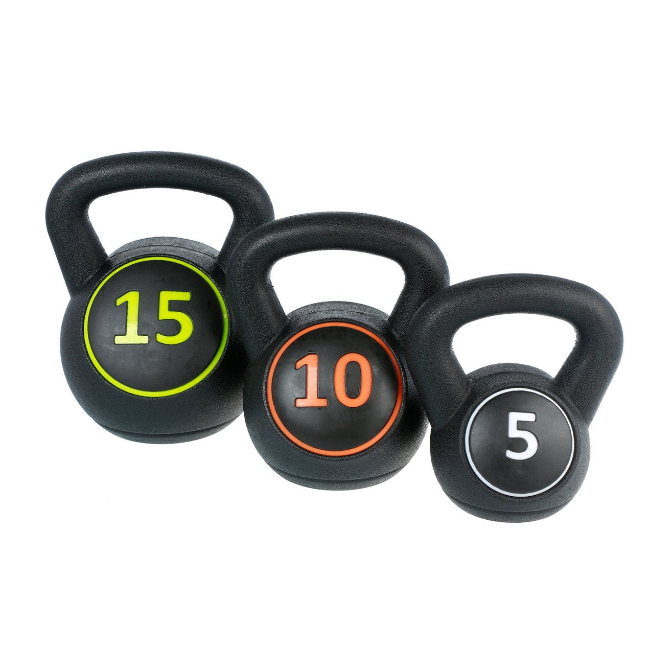 Total Body Kettlebell Kit – 3 Piece Set for Full Range Strength, Cardio & Conditioning | Ergonomic Weights for Home & Gym Workouts | Durable & Balanced Design