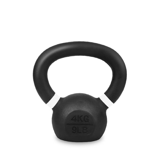 Heavy Duty Cast Iron Kettlebells – Durable Black Finish, Ergonomic Handle Strength Training Weights for Home Gym