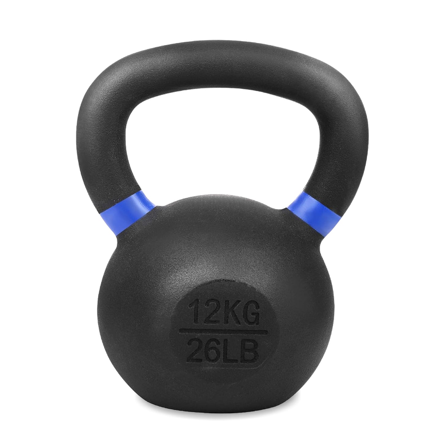 Heavy Duty Cast Iron Kettlebells – Durable Black Finish, Ergonomic Handle Strength Training Weights for Home Gym
