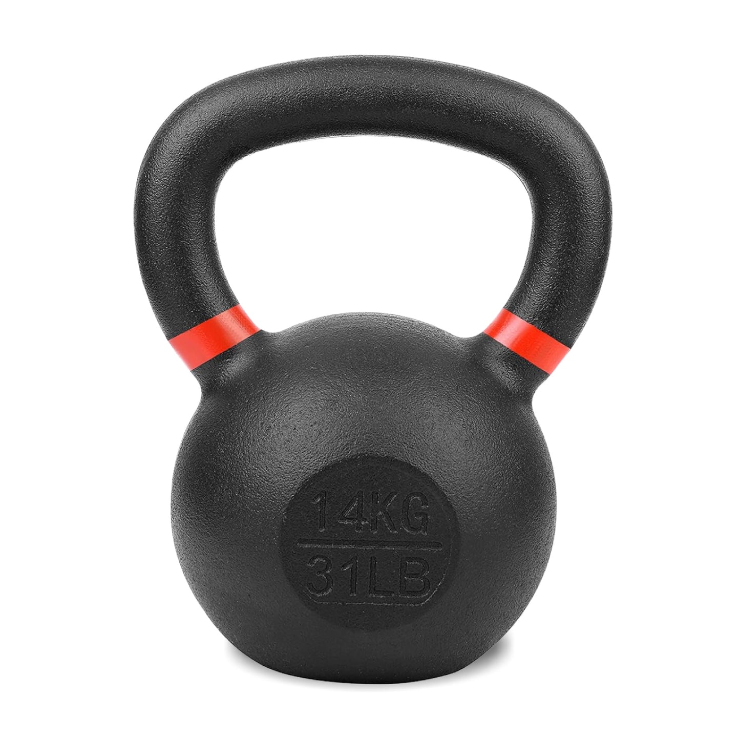 Heavy Duty Cast Iron Kettlebells – Durable Black Finish, Ergonomic Handle Strength Training Weights for Home Gym