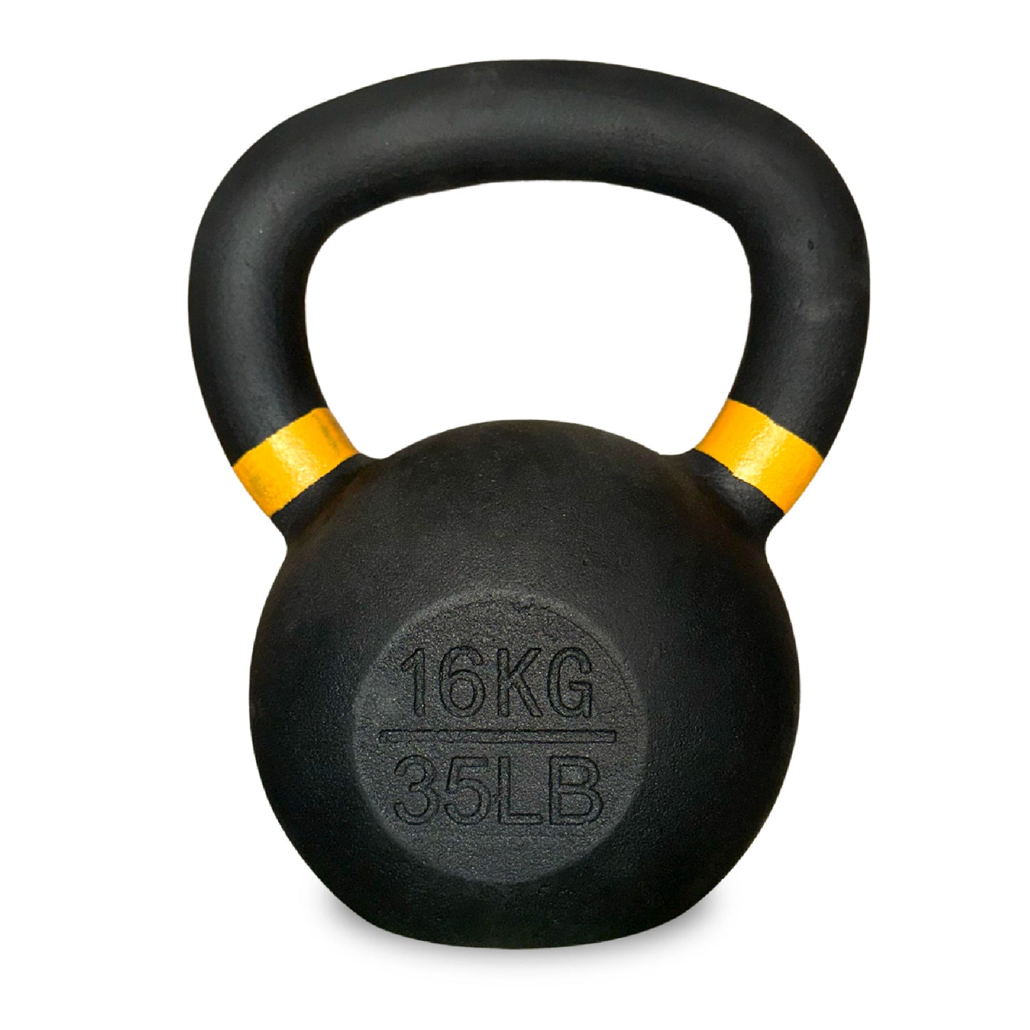 Heavy Duty Cast Iron Kettlebells – Durable Black Finish, Ergonomic Handle Strength Training Weights for Home Gym