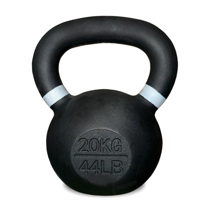 Heavy Duty Cast Iron Kettlebells – Durable Black Finish, Ergonomic Handle Strength Training Weights for Home Gym