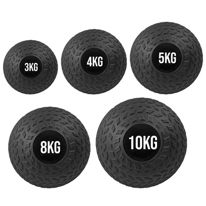 Heavy Duty (3KG–25KG) Treaded Slam Balls for Explosive Power & Core Training | No-Bounce Rubber Weights for Strength & HIIT | Sold Separately or in Sets for All Fitness Levels