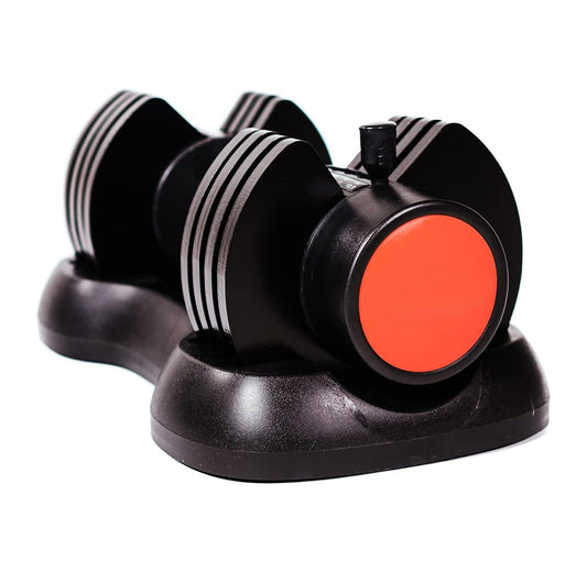 12.5kg Adjustable Dumbbell Pair – 5 Weights in 1 | 2.5kg–12.5kg Range with Safety Lock | Space-Saving Home Strength Equipment