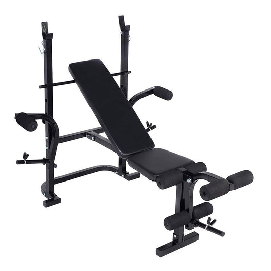 Adjustable All‑in‑One Multi Bench – Heavy‑Duty Steel Frame, Cushioned Ergonomic Pad, Incline/Decline, Full‑Body Strength Training, Compact Home Gym