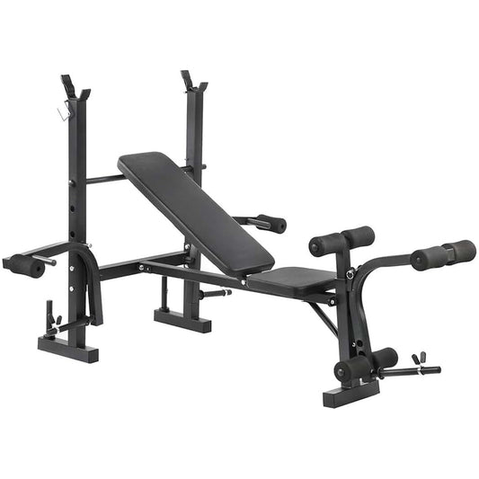 Adjustable All‑in‑One Multi Bench – Heavy‑Duty Steel Frame, Cushioned Ergonomic Pad, Incline/Decline, Full‑Body Strength Training, Compact Home Gym