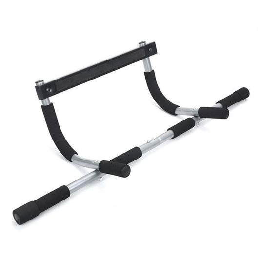 Heavy Duty Steel Door Pull Up Bar – Strengthen Your Upper Body Anywhere – 120kg Capacity, Non-Slip Grips, Easy Setup, Compact Design for Home & Office Fitness