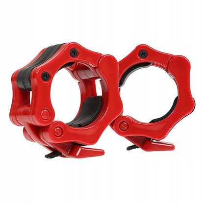 Secure & Durable Olympic Barbell Clips – Quick Lock 2-Inch Bar Collars for Safe Lifting, Heavy Duty ABS, Pro-Grade, Portable, Ideal for All Strength Training