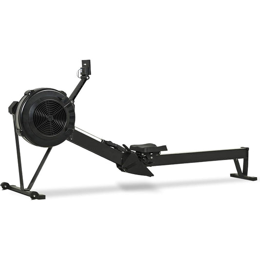 Adjustable Air‑Resistance Rowing Machine, Aluminum Frame & Silent Glide for Home Gym