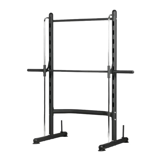 Multi-Functional Smith Machine Squat Rack with Pull-Up Bar – Full Body Strength Training Station for Home Gyms with Adjustable Bar and Heavy-Duty Steel Frame